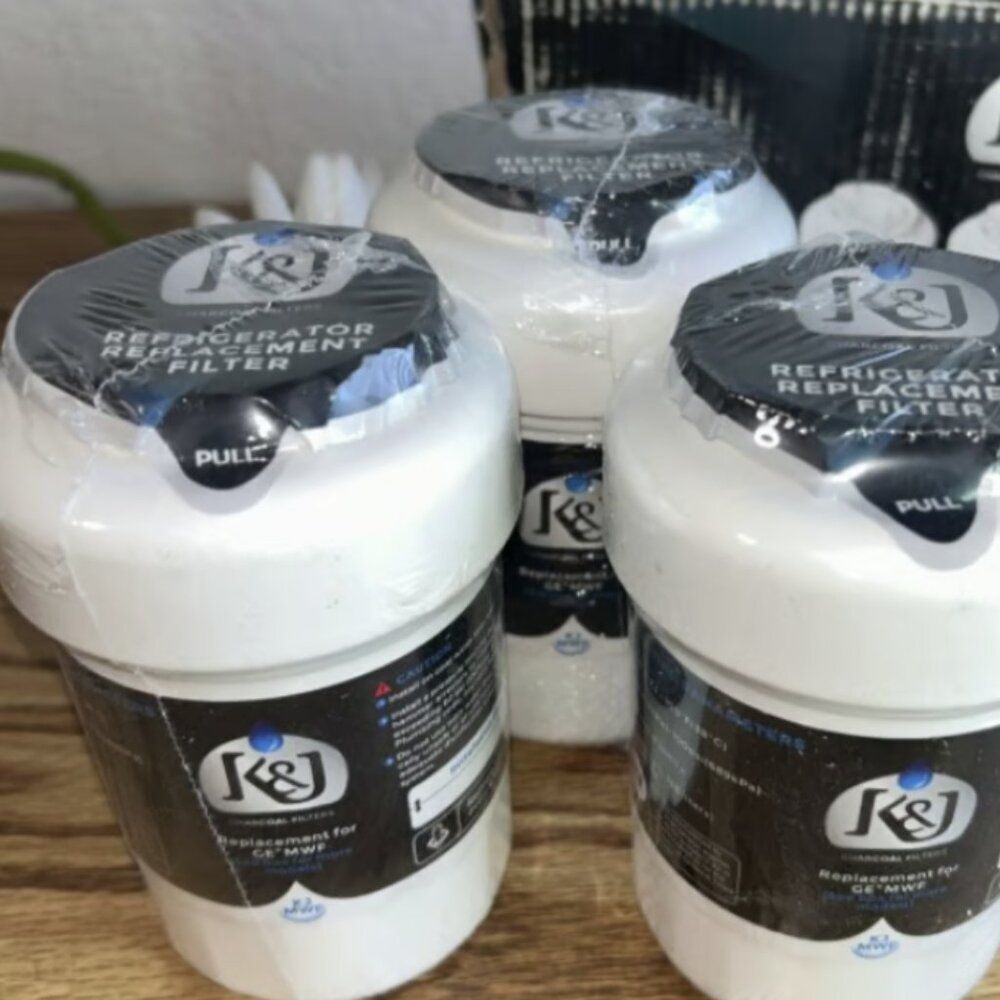 3 Pack GE MWF Water Filter K and J Premium Replacement NSF Certified Fast Ship